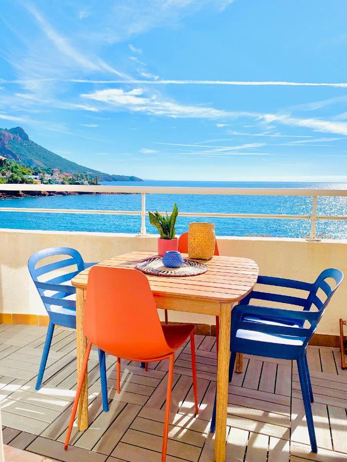 Ferienwohnung Antheor - Vue Exceptionnelle - Refait A Neuf 4 Couchages Saint-Raphaël Exterior foto